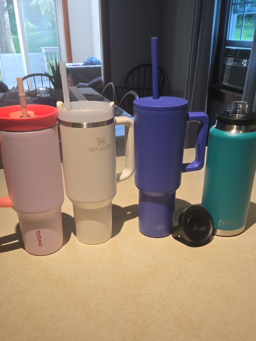 Water Bottles Of Various Sizes